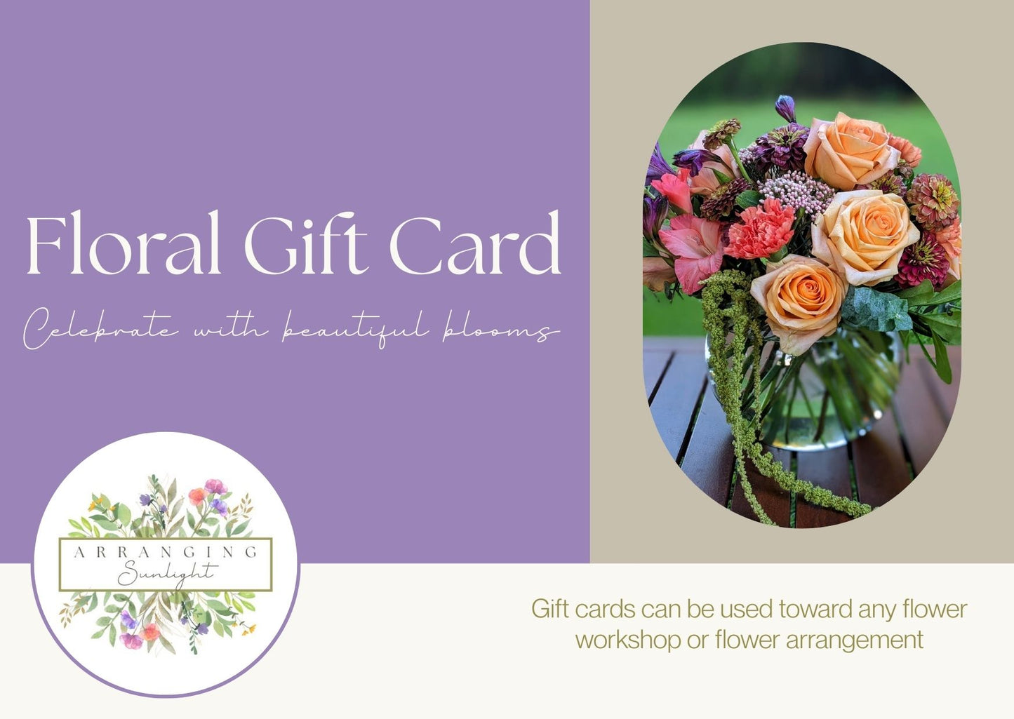 Arranging Sunlight Gift Card