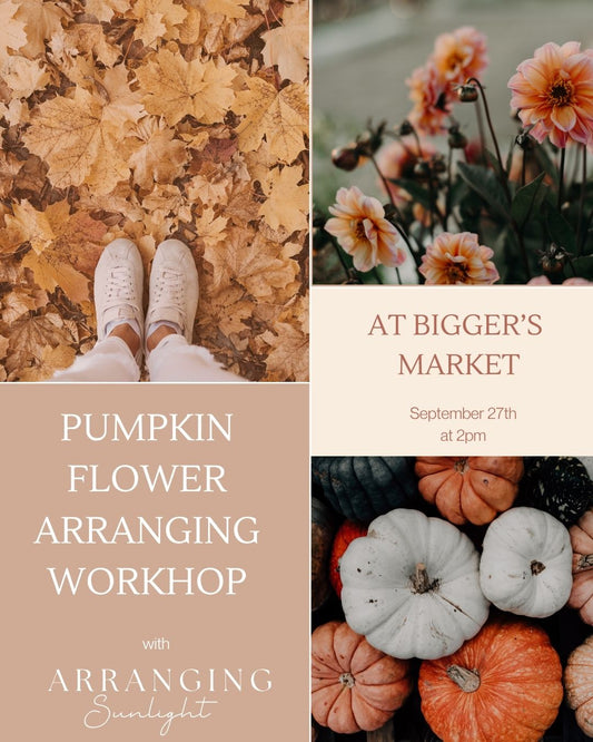 Pumpkin Flower Arranging Workshop-Sept. 27th